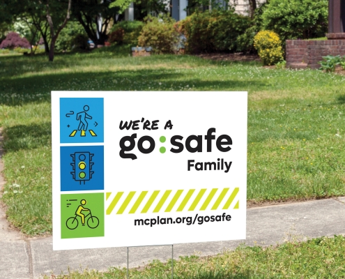 GoSafe-yard sign go:safe yard sign